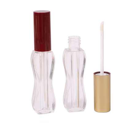 Siebdruck-Logo 5ml Waist-Length Plastic Lippenglasur für alle Hauttypen