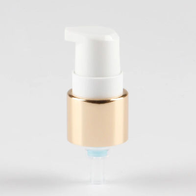 Luxus-Gold-Kosmetik-Lotion-Pumpe mit weißem Aktor für Hautpflegeflaschen
