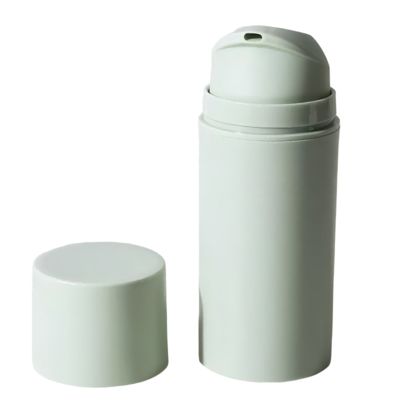 50 ml nachfüllbare Airless-Pumpflasche mit individuellem Farbdruck für Hautpflege und Kosmetik