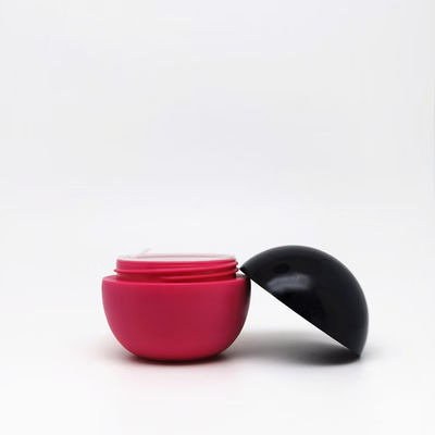Sphärische 25g Plastikcreme-Glas mit ergonomischem Design für den einfachen Gebrauch in der Hautpflege