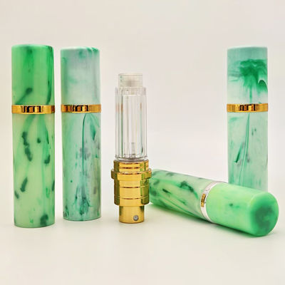 Elegantes Marmormuster Oberfläche ABS 5ml Parfümflasche mit Spray-Bodenfüllung sehr beliebt Verkauf Unterstützung Anpassung