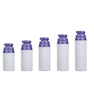 30ml 50ml 75ml PP Airless Dispenser Bottle with Customized Logo and Air Contact Prevention