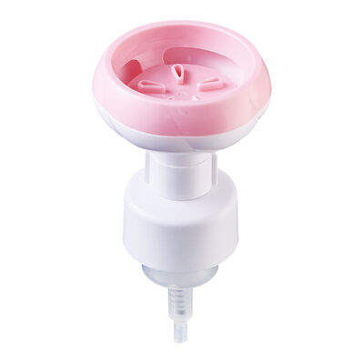Kosmetik-Pumpenspender mit Blumen-Schaumkopf 42mm 43mm Schaumspenderpumpe mit anpassbaren Optionen