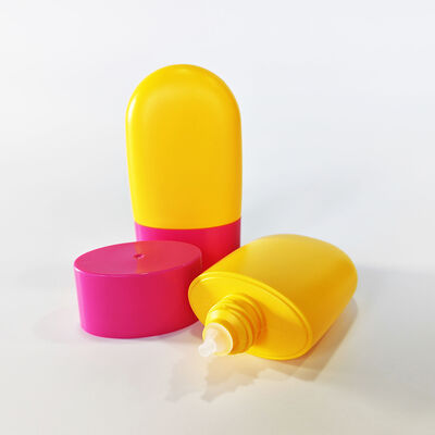 50 ml tragbare, anpassbare Kosmetikflasche aus Kunststoff für Sonnencreme und BB-Creme