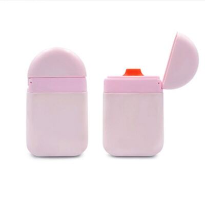 Auslaufsichere kosmetische Kunststoffflasche mit 50 ml Fassungsvermögen in individuellen Farben für Sonnenschutzmittel und BB-Creme
