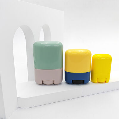Nachfüllbarer Deodorantbehälter mit einer Kapazität von 15/35/50/75 g in benutzerdefinierter Farbe und PP-Kunststoff