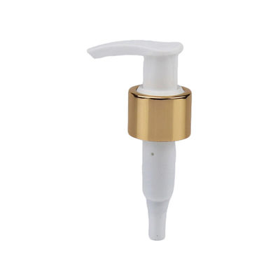 24/410 28/410 Aluminium-Gold-Kosmetikpumpe Plastikemulsionsspender für Handwaschflasche Nachfülllotionspumpe für Körperwasch