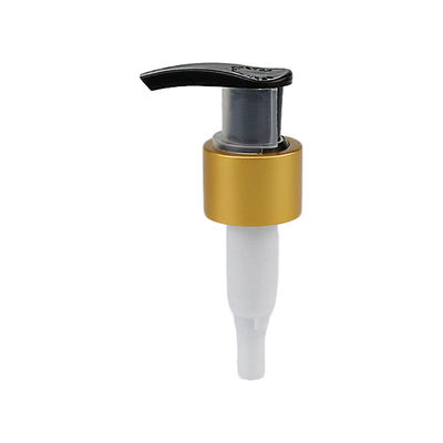 24/410 28/410 Aluminium-Gold-Kosmetikpumpe Plastikemulsionsspender für Handwaschflasche Nachfülllotionspumpe für Körperwasch