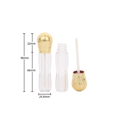 Metall großer Kopf mit Bürste Kunststoff 4,5 ml Lippenglasur Rohr High-End