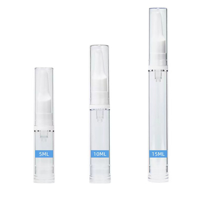 Warm verkaufter 15 ml Luftloser Spender Pumpe Flasche Unterstützung Anpassung