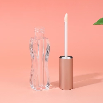 Siebdruck-Logo 5ml Waist-Length Plastic Lippenglasur für alle Hauttypen