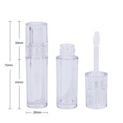 Durchsichtiger Silikon Bürstenkopf Plastik-Lipenglazer 4, 5 ml
