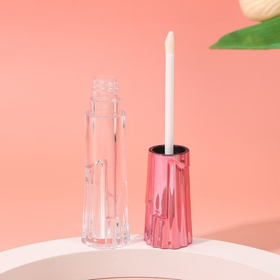 6 ml Rock-förmige Plastik-Lippglasur mit Bürste für einfaches Tragen und bequemes Bildschirmdrucken