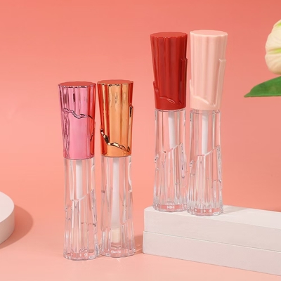 6 ml Rock-förmige Plastik-Lippglasur mit Bürste für einfaches Tragen und bequemes Bildschirmdrucken