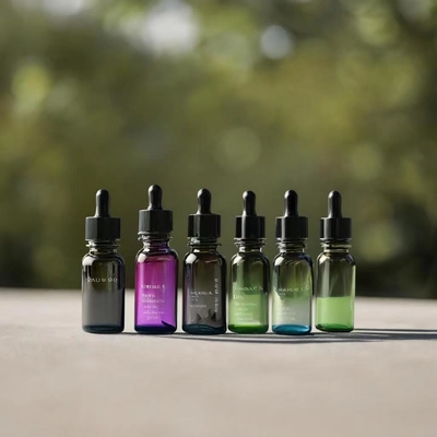 Maßgeschneiderte leere 10ML 30ML 50ML 100ML 500ML wesentliche Glasflasche