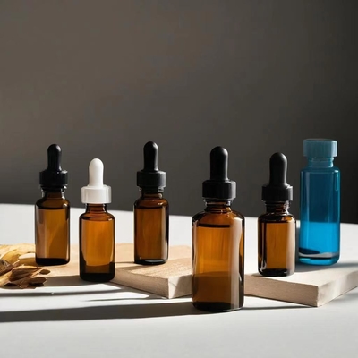 Leere Verpackung Ätherische Ölflasche mit Tropffflasche Akzeptieren Sie angepasste Farben und Logo-Druck