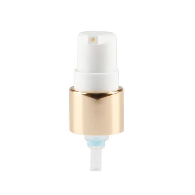 Luxus-Gold-Kosmetik-Lotion-Pumpe mit weißem Aktor für Hautpflegeflaschen