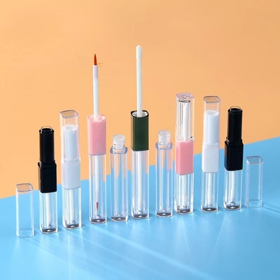 Zusammengestellte Doppelröhre 1,2 ml 2,5 ml 1,8 g für Lipgloss-Röhre oder Lippenstift-Röhre oder Eyeliner