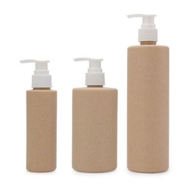 200ml 250ml 500ml Buchweizenflasche Umweltfreundliche Premium-Verpackung Natürliche Verpackungsflasche für Shampoo und Duschgel