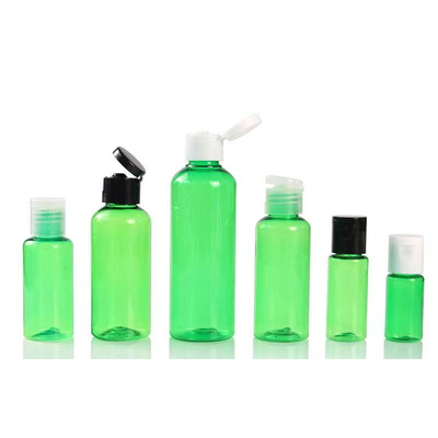 50 ml PET-Plastikflasche mit verschraubter Kappe Mehrfarben für Flüssigkeit