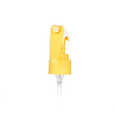 Gelber Farbe 24 / 410 Kunststoff-Mini-Trigger-Sprayer mit Plectrum Design