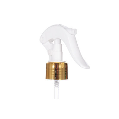 Gold Aluminium Kragen Mini Trigger Sprayer mit 24/410 28/410 Halsgröße für feine Nebelverteilung