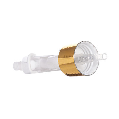 Gold Aluminium Kragen Mini Trigger Sprayer mit 24/410 28/410 Halsgröße für feine Nebelverteilung