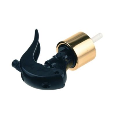 Gold Aluminium Kragen Mini Trigger Sprayer mit 24/410 28/410 Halsgröße für feine Nebelverteilung
