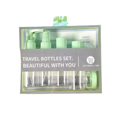 Bequeme 8 Stück 50 ml Reiseglasset mit Kunststoffkörpermaterial