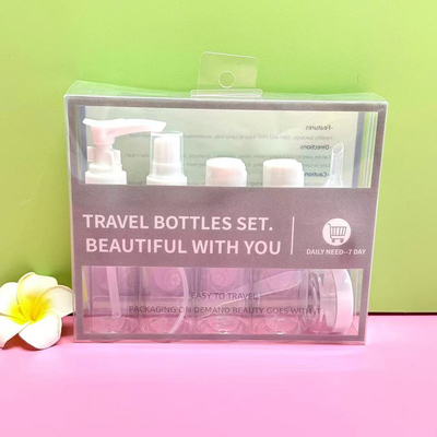 Bequeme 8 Stück 50 ml Reiseglasset mit Kunststoffkörpermaterial