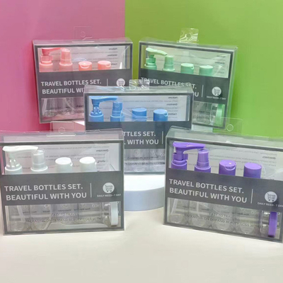 Bequeme 8 Stück 50 ml Reiseglasset mit Kunststoffkörpermaterial