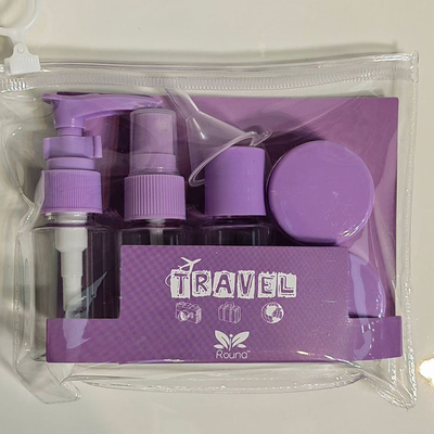 Personalisiertes Logo Option 6 Stück Hautpflege Reisebottel Set für Waschpaket