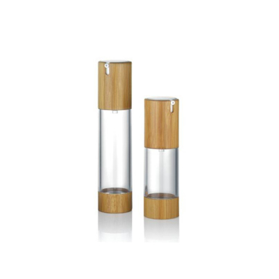 Aluminium-Holz 30 ml Luftlose Pumpenflasche mit individuellen Farben