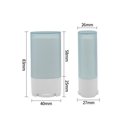 11g PP-Leere Bodenfülldeodorant-Stickröhre mit Hochleistungswalze