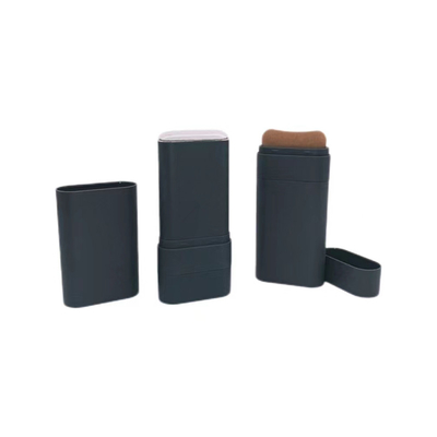 20 ml Plastik Deodorant / Blush Stick Behälter mit Bürste Bequem für Deodorant Anwendung