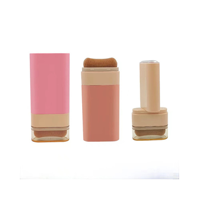 20 ml Plastik Deodorant / Blush Stick Behälter mit Bürste Bequem für Deodorant Anwendung