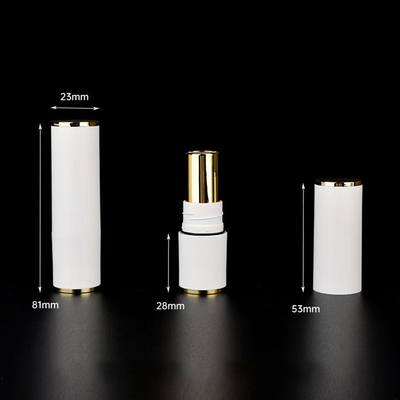 4G Lippenstift-Röhre Leere Kosmetikverpackung mit Versiegelungsring, angepasste Farben und Kunststoff