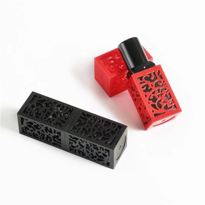 Elegante Quadrat-Plastik-Chineserie Lippenstift-Kästen für Lippenbalsambehälter