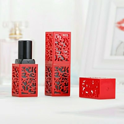 Elegante Quadrat-Plastik-Chineserie Lippenstift-Kästen für Lippenbalsambehälter