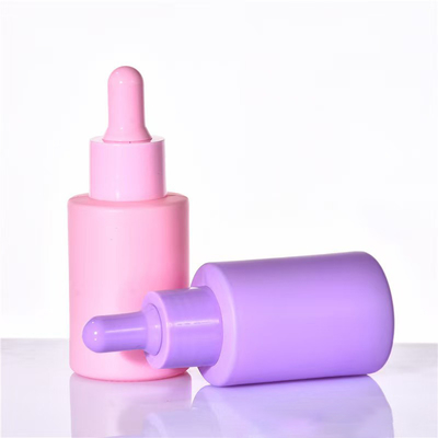 Macaron Glas leere ätherische Ölflasche mit Tropfkappe