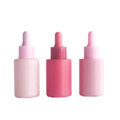 Macaron Farbenfarben angepasste Farben Glas ätherische Ölflasche und Plastik glatt Tröpfchen