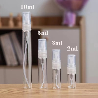 2ML 3ML 5ML & 10ML leerer Glasparfumspray Probenbehälter mit Kunststoffsprayer