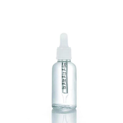 Glasflasche Runde Schulter für ätherisches Öl und die Tropfkappe mit Skala-Nummern
