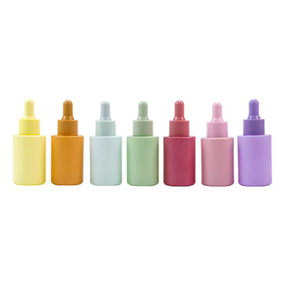 Customzied 20ml 30ml & 50ml Flachschulter Glas ätherische Ölflasche mit Tropfkappe