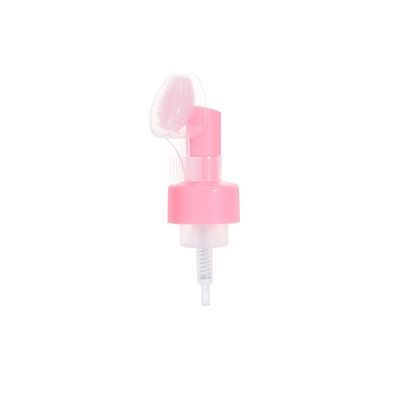 Silikon-Bürste-Schaumpumpen-Dispenser für Gesichtsreinigungsmittel und Mousse-Flaschen