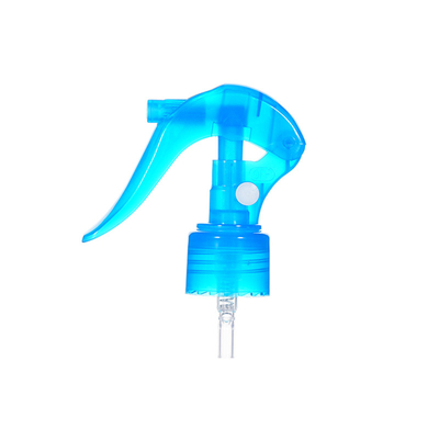 Durchsichtiger blauer Kunststoff 24/410 Mini-Trigger-Sprayer für die Versiegelung von Flaschen