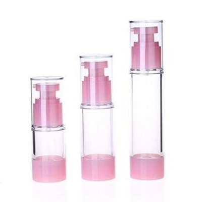 Rosa Farbe Normal verwendet Plastik 50 ml Luftlose Pumpe Flasche Für kosmetische Körperpflege