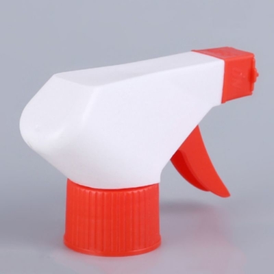 Verkauf in großen Mengen Rot/Weiß Farbe Kunststoff-Trigger Sprayer 28/410 Größe für Flaschen verwendet