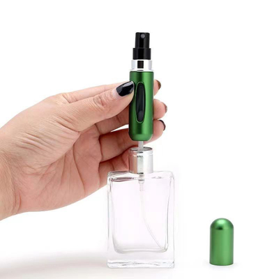 Maßgeschneiderte tragbare 8 ml und 12 ml Aluminium-Spray-Pen Spray-Flasche für Parfüm