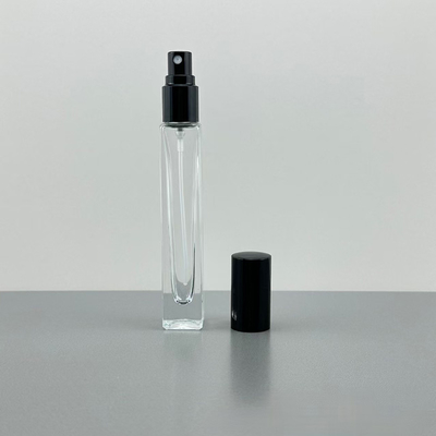10 ml Glas-Parfümflasche mit Sprühpumpe und Überdeckung